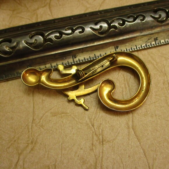 RARE 64,000 Dollar Question Game Show Brooch~VINTAGE Gold Plate Question Brooch - Picture 11 of 11